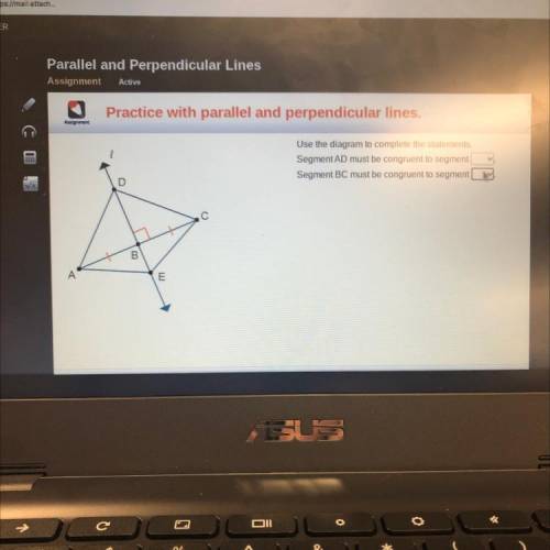 Practice with parallel and perpendicular lines.

Assignment
2
Use the diagram to complete the stat