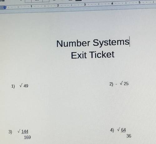 Number systems problem
