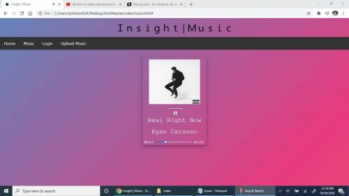 So I am working on a audio player using HTML, CSS and Javascript. I was wondering how I could make