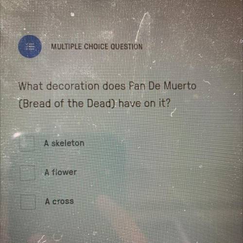 What decoration does bread of the dead have on it?