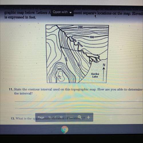 State the contour interval used on this topographic map. How are you able to determine the interval