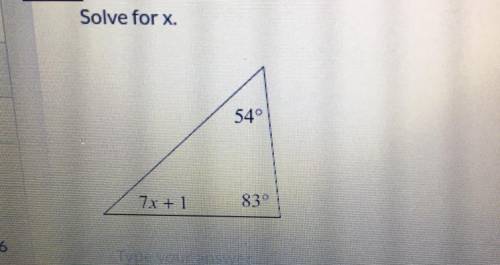 Solve For X. Giving Brainliest Explain!