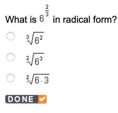 What is 6 2/3 in radical form?