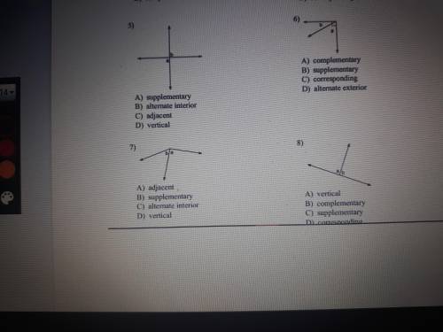 Please help me with this I have to name the angles