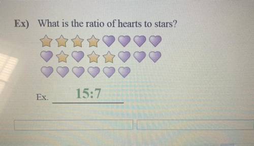 What is the ratio of hearts to stars