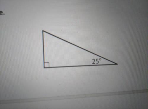 Determine the angle of the unknown measure
Please answer