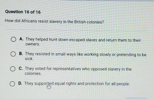 How did African Americans resist slavery in the British colonies. please help!!