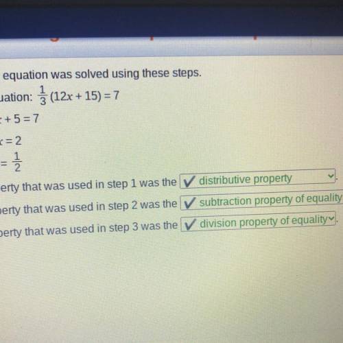 The linear equation was solved using these steps.

Linear equation: 5 (122+15) = 7
Step 1: 4r +5=7