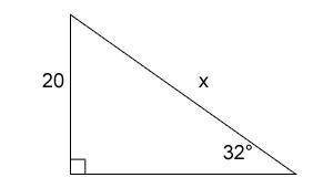 Solve for x. Round your answer to two decimal places. Show your work for full credit. Will Mark Bra