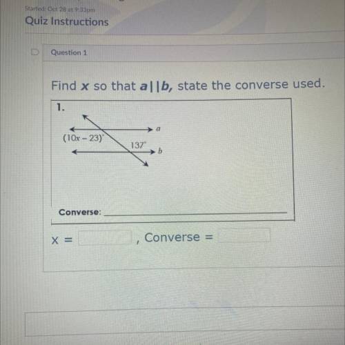 Find x so that a l l b, state converse used