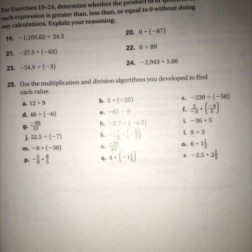Answer number 25 (complete all parts and label)