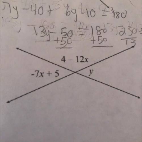 Can someone please solve this for me? 
You have to solve for x and y!