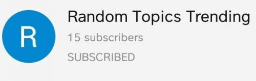 Free points!!PLease subscribe to Random Topics Trending on youtub. i will give brainliest and 50 fre