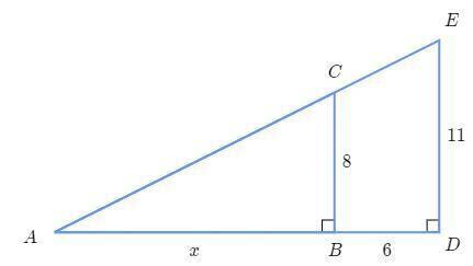 How do you find x based off the midsegment triangle?