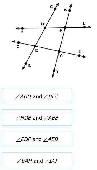 Which angles are vertical to each other?