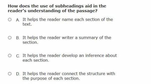 How does the use of subheadings aid in the reader’s understanding of the passage?
