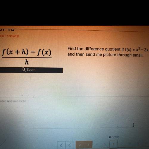 Find the difference quotient if f(x) = x^2- 2x.