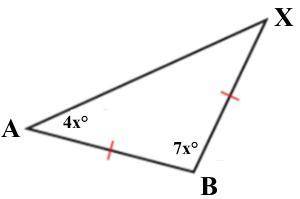 Find the measure of angle B
A.95
B.48
C.15
D.12
E.84