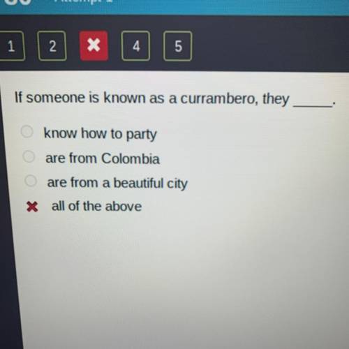 If someone is known as a currambero, they ______.

know how to party is the answer
someone else di