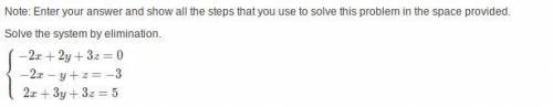 Ote: Enter your answer and show all the steps that you use to solve this problem in the space provi