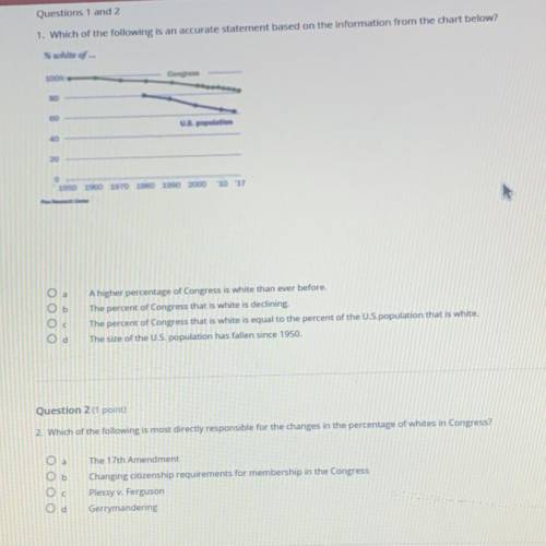 This is a test and I’m doing horrible , helppp ! 
25 points since it’s 2 questions .