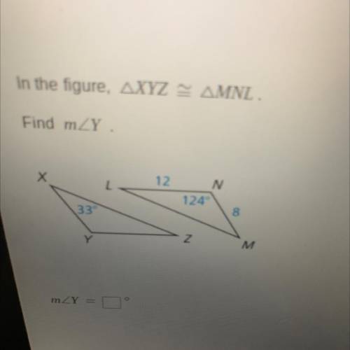 In the figure 
Find m