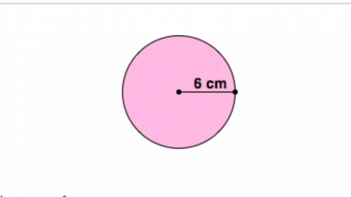 Find the circumference of the circle in terms of π (pi)

A. 6π cm
B. 9π cm
C. 12π cm
D. 36π cm
(th