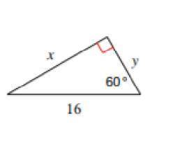 How do I find the missing sides in the triangle?