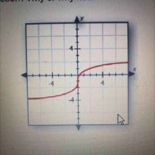 Does the graph represent a function? Why or why not?