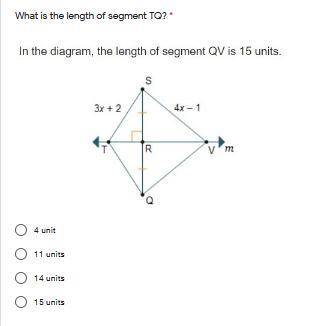 What is the length of segment TQ?
