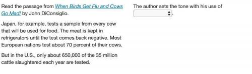 Read the passage from When Birds Get Flu and Cows Go Mad! by John DiConsiglio.

Japan, for example