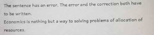 What is the error in the question pls ans fast