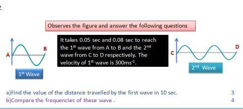 Just two questions please answer.physics wave
