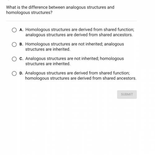 What is the difference between analogous structures and homologous structures?

Can you please hel
