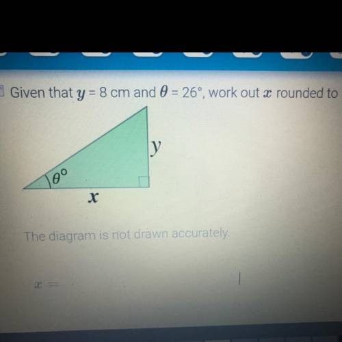 Work out what x = 
Please and explication