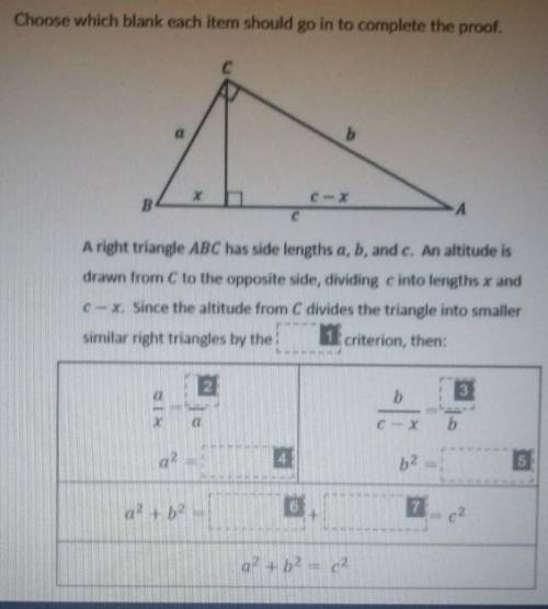 I need some help on this question also answer choices for the boxes are on another question I asked