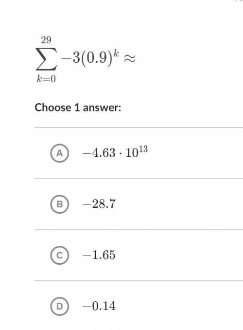 Geometric Series (attached image) muiltx choice
WILL GIVE THANKS !!