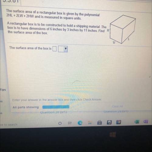 Find the surface area of the box. Please assist??