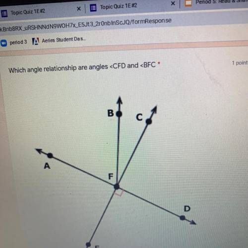 In the middle of a test really need help on this question
