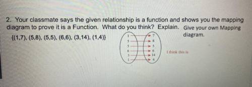 Is this a function and why? PLEASE FAST !! YOU GET BRAINLEST