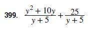 Add and Subtract Rational Expressions with a Common Denominator

In the following exercises, perfo