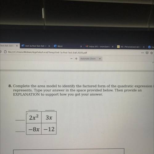 Can anyone do this? With the explanation as well so I can get this over with???