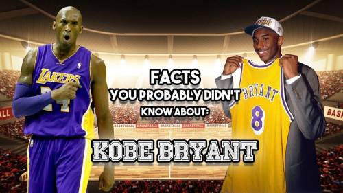 Did you know, Kobe was the first guard to be drafted by the NBA out of high school.

Kobe played f