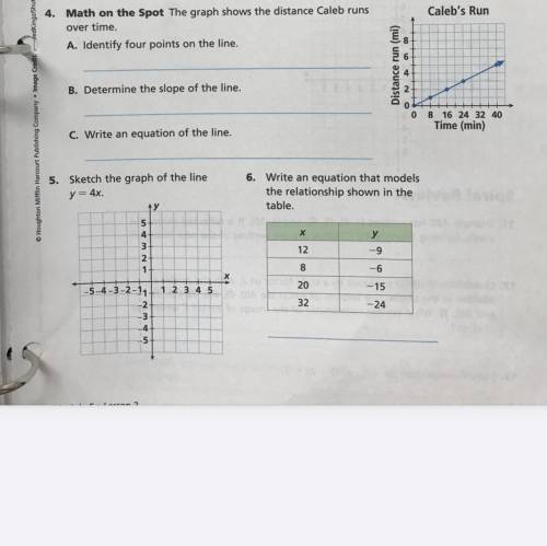 Please help answer all of 4 and 6