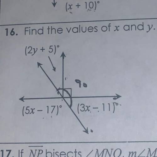 Help please #16 already found x can’t figure out y