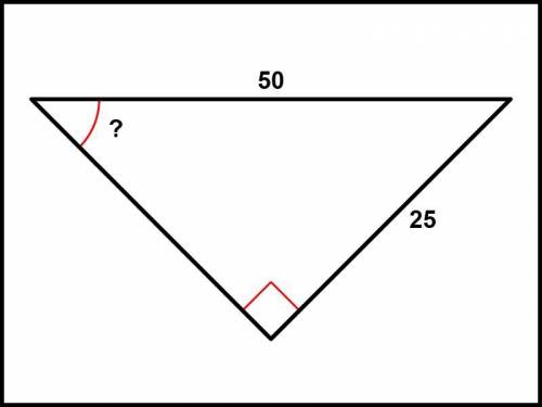 Find the measure of the indicated angle to the nearest degree.
?= __∘