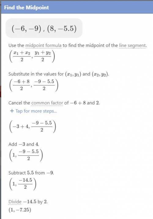 Use the given endpoint R and midpoint M of RS to find the coordinates of the other endpoint S.

R (