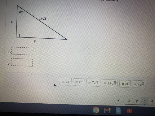 What is the answer for X and Y
(Geometry)