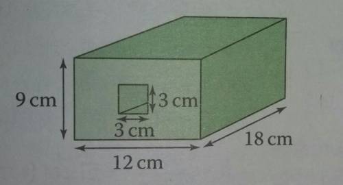 The question is, Find the volume of the bodies given in the figures below, which have a hole along