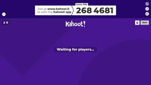 Let us do some Kahoot